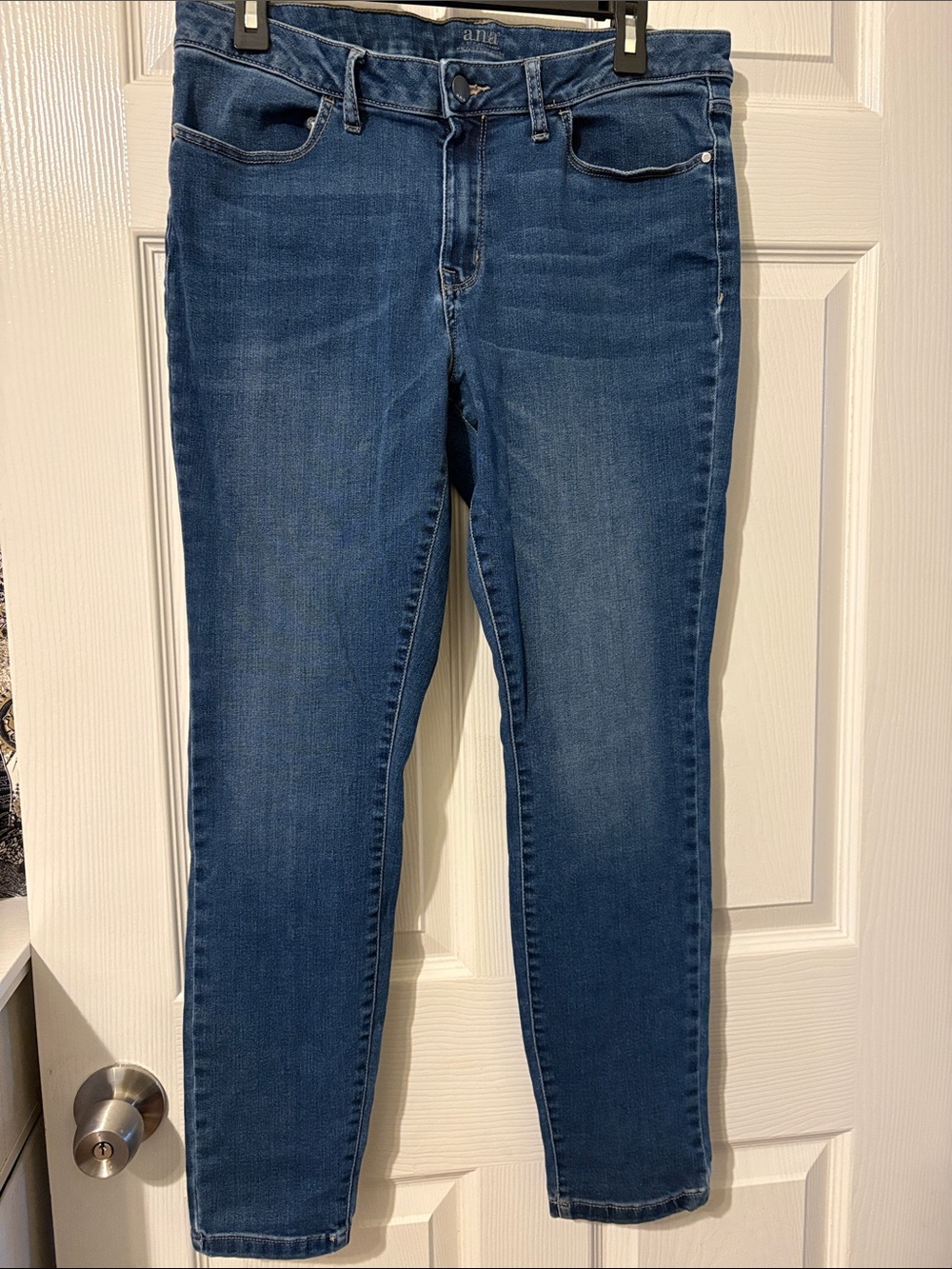 a.n.a Dark Blue Skinny Jeans
